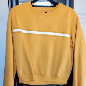 H&M Divided Yellow Sweatshirt
